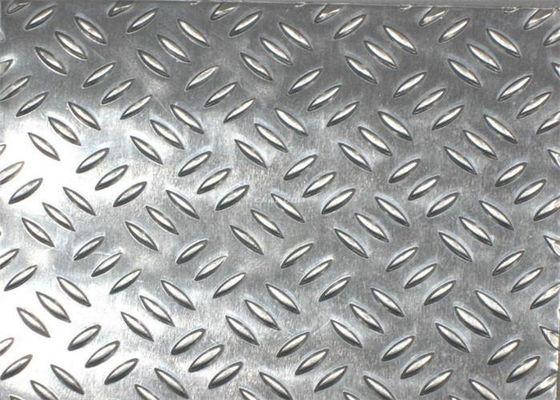 тисненые листы диаманта 4X8Ft алюминиевые 1001 6061 Checkered